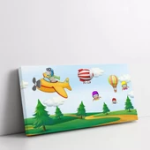 Uçan Kahraman Kanvas Tablo thumbnail 2