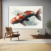 Koi Balığı Kanvas Tablo thumbnail 1