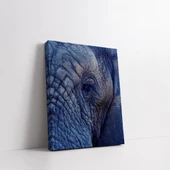 Mavi Fil Kanvas Tablo thumbnail 2