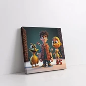 Macera Takımı Kanvas Tablo thumbnail 2