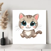Yaramaz Kedi Kanvas Tablo thumbnail 3