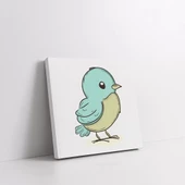 Mutlu Kuş Kanvas Tablo thumbnail 2