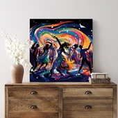 Kozmik Dans Kanvas Tablo thumbnail 2