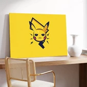 Renkli Pikachu Kanvas Tablo thumbnail 3
