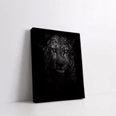 Karanlıktan Gelen Kaplan Kanvas Tablo thumbnail 2