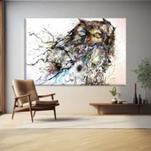 Vahşi Baykuş Kanvas Tablo thumbnail 1
