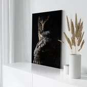 Baykuş Kanvas Tablo thumbnail 3