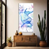 Sevimli Yunus Kanvas Tablo thumbnail 1