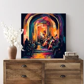 Renkli Melodiler Kanvas Tablo thumbnail 2