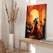 Jazz Gecesi Kanvas Tablo thumbnail 2