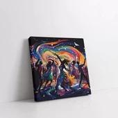 Kozmik Dans Kanvas Tablo thumbnail 3