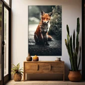 Tilki Kanvas Tablo thumbnail 1