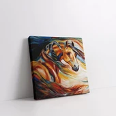 Hüzünlü At Kanvas Tablo thumbnail 2
