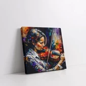 Viyolinin Şiiri Kanvas Tablo thumbnail 3