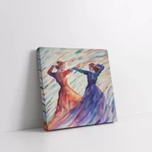 Dansın Özgürlüğü Kanvas Tablo thumbnail 3