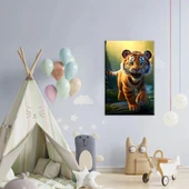 Ormanın Küçük Kralı Kanvas Tablo thumbnail 1