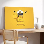 Denizci Pikachu Kanvas Tablo thumbnail 3