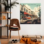 Nostaljik Sokak Kanvas Tablo thumbnail 1