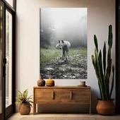 Ormandaki Kurt Kanvas Tablo thumbnail 1