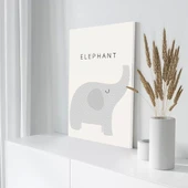 Minik Filin Dünyası Kanvas Tablo thumbnail 3