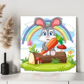 Ormanda Eğlence Kanvas Tablo thumbnail 3