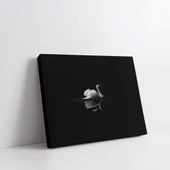 Gravür Kuğu Kanvas Tablo thumbnail 2