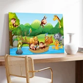 Safari Macerası Kanvas Tablo thumbnail 3