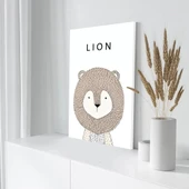 Minik Aslan Kanvas Tablo thumbnail 2