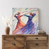 Dansın Özgürlüğü Kanvas Tablo thumbnail 2