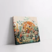 Orkestra Şehri Kanvas Tablo thumbnail 3