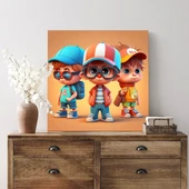 Kışın Neşesi Kanvas Tablo thumbnail 3