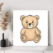 Küçük Ayıcık Kanvas Tablo thumbnail 3