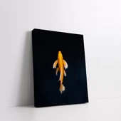 Sarı Pullu Balık Kanvas Tablo thumbnail 2