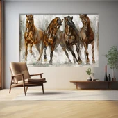 Yabani Atlar Kanvas Tablo thumbnail 1