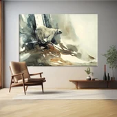 Kutup Ayısı Kanvas Tablo thumbnail 1