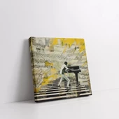 Klavye Üzerinde Hikayeler Kanvas Tablo thumbnail 3