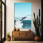 Yunus Balığı Kanvas Tablo thumbnail 1