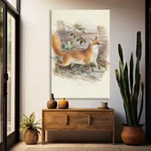 Koşan Tilki Kanvas Tablo thumbnail 1