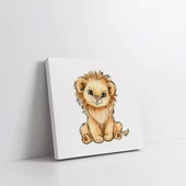 Aslan Yavrusu Kanvas Tablo thumbnail 2