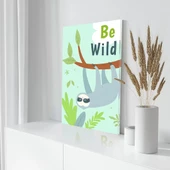 Daldaki Meraklı Kanvas Tablo thumbnail 3