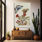 Uçan Kelebek Kanvas Tablo thumbnail 1