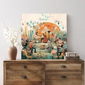 Orkestra Şehri Kanvas Tablo thumbnail 2