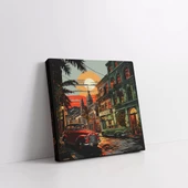 Renkli Grafiti Sokak Kanvas Tablo thumbnail 2