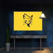 Renkli Pikachu Kanvas Tablo thumbnail 1