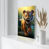 Ormanın Küçük Kralı Kanvas Tablo thumbnail 3