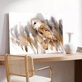 Özgür Baykuş Kanvas Tablo thumbnail 3