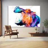 Renkli Deve Kanvas Tablo thumbnail 1