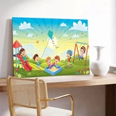 Çocuk Bahçesi Kanvas Tablo thumbnail 3