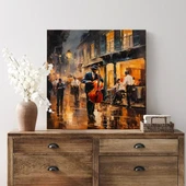 Klasik Akşam Kanvas Tablo thumbnail 2