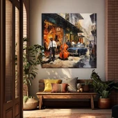 Sokak Senfonisi Kanvas Tablo thumbnail 1